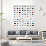 Life Is Short Buy The Shoes (84"W x 84"H x 1.5"D)