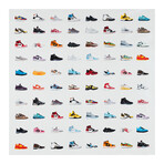 Life Is Short Buy The Shoes (84"W x 84"H x 1.5"D)