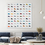 Life Is Short Buy The Shoes (84"W x 84"H x 1.5"D)