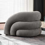 Unique Sofa // Charcoal Gray