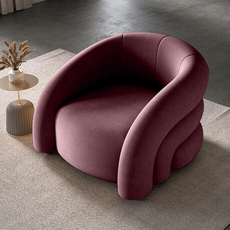 Unique Sofa // Burgundy