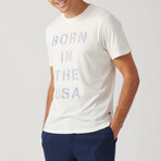 Born In USA // White (S)