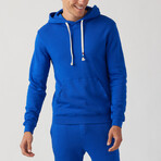 Essential Waves Pullover Hoodie // Royal Blue (S)