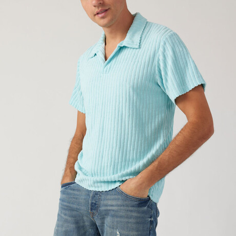 Riviera Terry Polo //  Light Blue (XS)