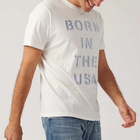 Born In USA // White (XS)