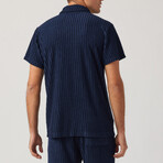 Riviera Terry Cabana Shirt // Indigo (L)