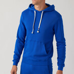 Essential Waves Pullover Hoodie // Royal Blue (S)
