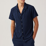 Riviera Terry Cabana Shirt // Indigo (L)