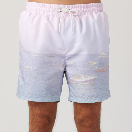 Capri Sunset Swim Short // Capri Sunset (XS)