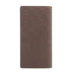 Louis Vuitton // Damier Infini  Portefeuille Brazza Long Wallets // Brown