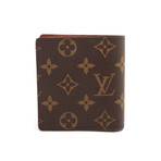 Louis Vuitton // Monogram Porto Bie 6 cults Creddie Compact Wallet // Brown