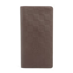Louis Vuitton // Damier Infini  Portefeuille Brazza Long Wallets // Brown