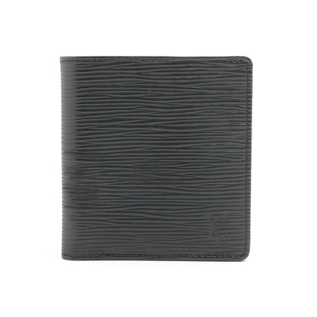 Louis Vuitton // Epi Porutobie 6-cult Credit Wallet // Black