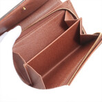 Louis Vuitton // Monogram Portefeuille Tresor Compact Wallet // Brown