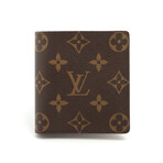 Louis Vuitton // Monogram Porto Bie 6 cults Creddie Compact Wallet // Brown