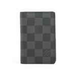 Louis Vuitton // Damier Graphite Organizer Do Posh Card Case // Black