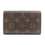 Louis Vuitton // Monogram Portefeuille Tresor Compact Wallet // Brown