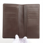 Louis Vuitton // Damier Infini  Portefeuille Brazza Long Wallets // Brown