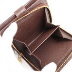 Louis Vuitton // Damier Compact Zip Wallet    // Brown