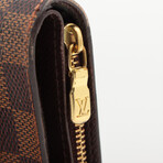 Louis Vuitton // Damier Compact Zip Wallet    // Brown