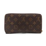 Louis Vuitton // Monogram Zippy Wallet // Brown