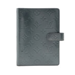 Louis Vuitton // Monogram Matting Agenda MM Model Notebook Cover // Black