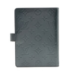Louis Vuitton // Monogram Matting Agenda MM Model Notebook Cover // Black