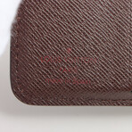 Louis Vuitton // Damier Compact Zip Wallet    // Brown