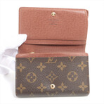 Louis Vuitton // Monogram Portefeuille Tresor Compact Wallet // Brown