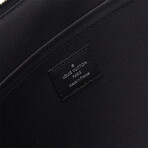 Louis Vuitton // Zip Around Pochette Jour Damier Graphite GM // Black