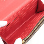 Louis Vuitton // Monogram Portefeuille Double Long wallets // Pink