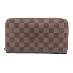 Louis Vuitton // Damier Zippy Organizer // Brown