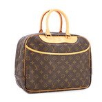 Louis Vuitton // Deauville Handbag Monogram Canvas // Brown