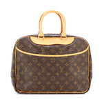 Louis Vuitton // Deauville Handbag Monogram Canvas // Brown