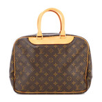 Louis Vuitton // Deauville Handbag Monogram Canvas // Brown