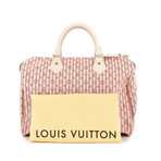 Louis Vuitton // Speedy Handbag Mini Lin Croisette // Pink