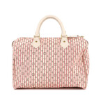 Louis Vuitton // Speedy Handbag Mini Lin Croisette // Pink