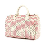 Louis Vuitton // Speedy Handbag Mini Lin Croisette // Pink
