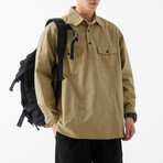 Shirt Jacket // Khaki (XL)