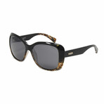 Women's Devin RE1055 01GY Sunglasses // Black + Amber