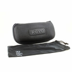 Women's Devin RE1055 01GY Sunglasses // Black + Amber