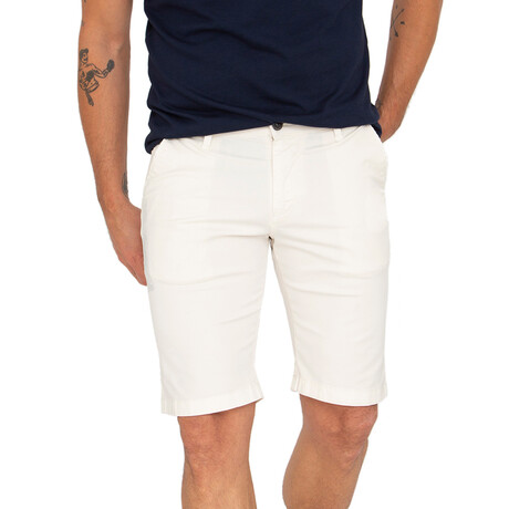 Cacheu Bermuda Shorts // Ecru (S)