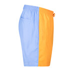 Moss Quad Color Block Swim Short // Orange + Pink + Green + Blue (XL)