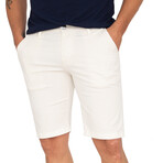 Cacheu Bermuda Shorts // Ecru (L)