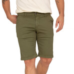 Cacheu Bermuda Shorts // Olive (L)