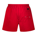 Wave Swim Short // Red (3XL)