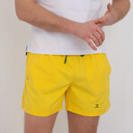 Wave Swim Short // Yellow (3XL)