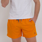 Wave Swim Short // Orange (2XL)