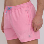 Wave Swim Short // Pink (M)