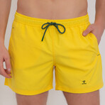 Wave Swim Short // Yellow (3XL)